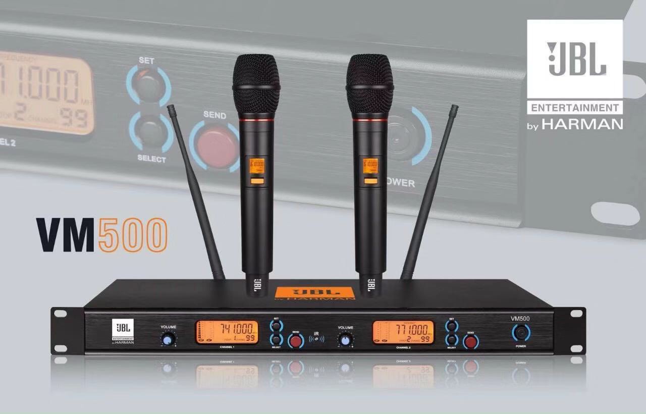 Micro không dây JBL VM500 ( Hàng nhập khâu loại 1 ) - CÓ TỰ NGẮT