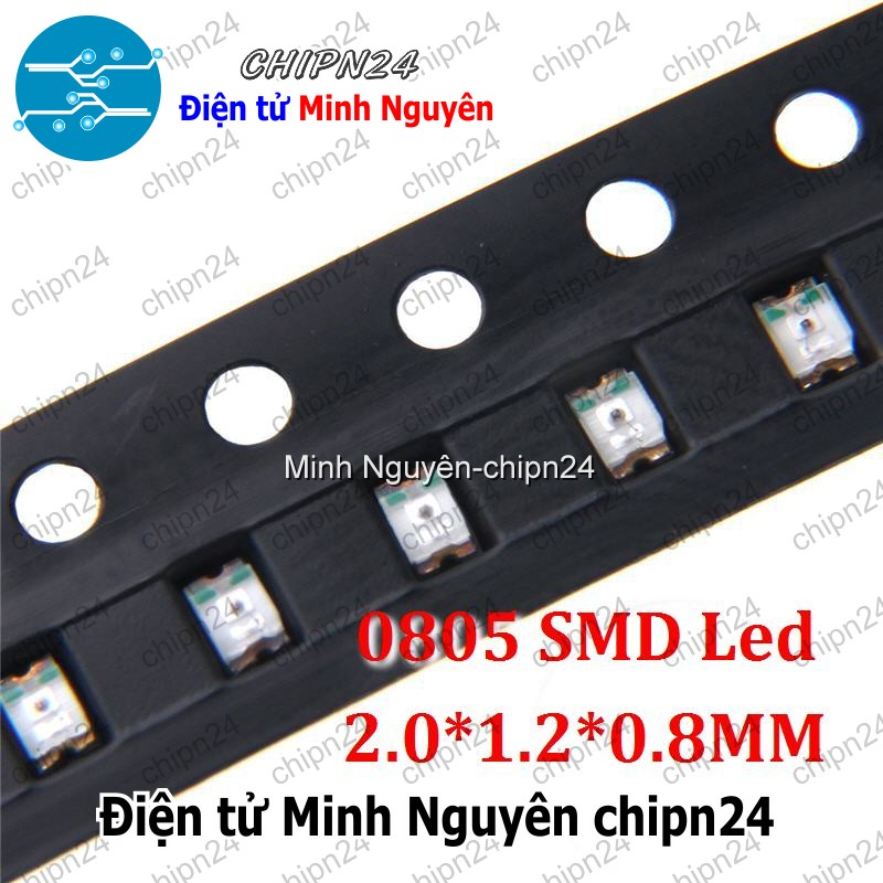 [25 con] (TK1) Led dán SMD 0805 XANH LÁ