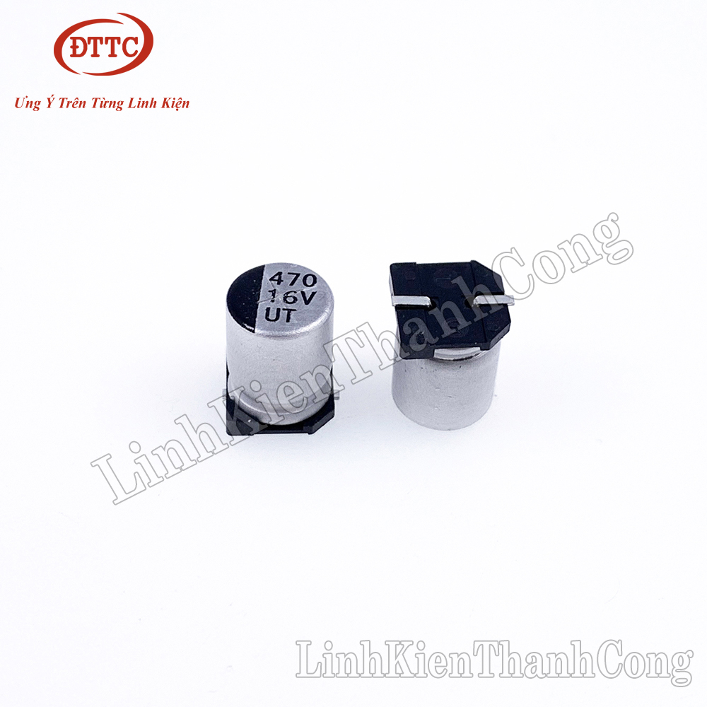 Tụ Nhôm 470uF 16V 8x10.2mm