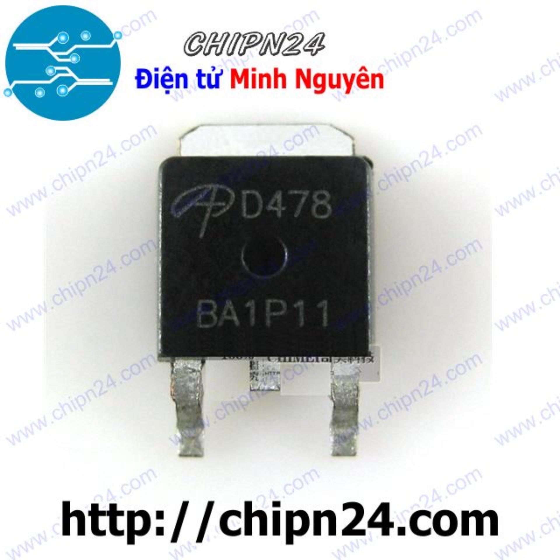 Mosfet dán aod478 to-252 11a 100v kênh n