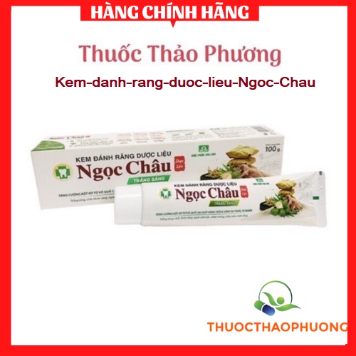 Kem Đánh Răng Ngọc Châu Trắng Sáng