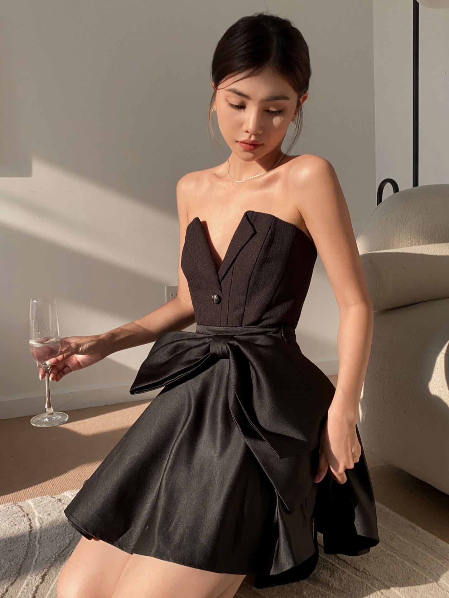 JUBIN STUDIO I Áo corset giả vest cúp ngực (Valerie Corset)