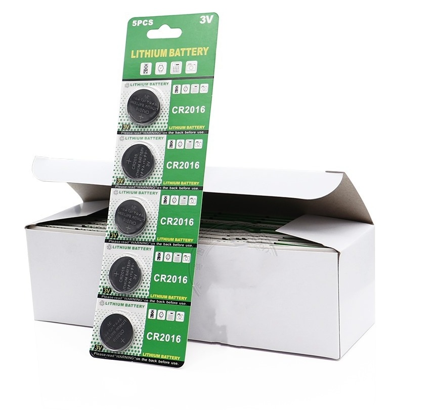 Vỉ 5 viên pin CR2016 Lithium Battery 3V ( GIÁ 5 VIÊN )