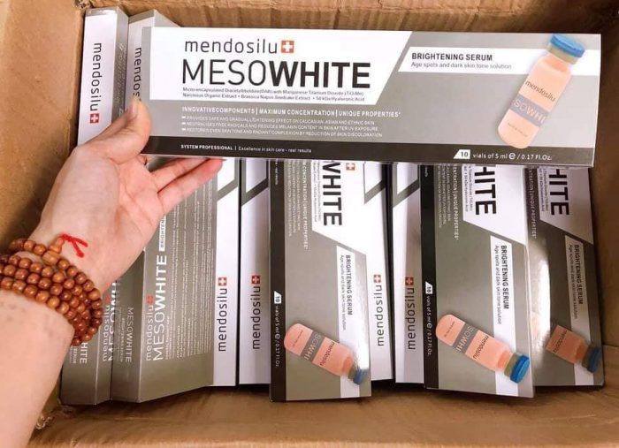 [HCM][Lẻ 1 ống] Serum Cấy Phấn Trắng Da Meso White Hàn Quốc