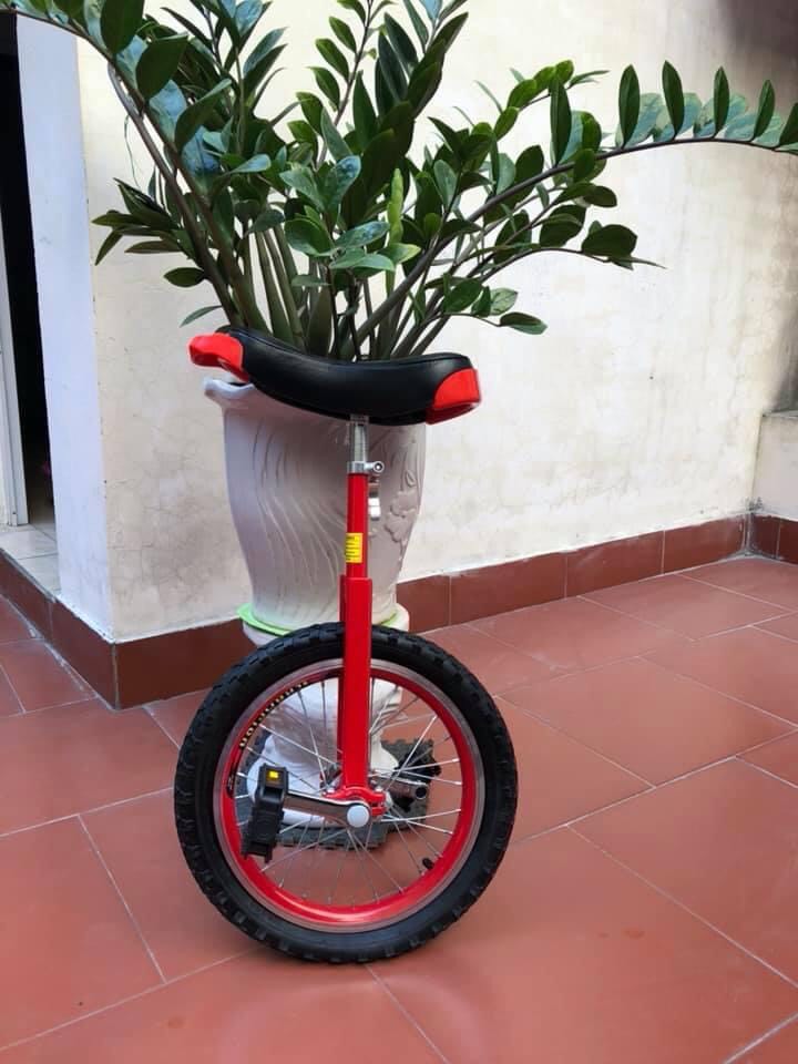 Xe đạp 1 bánh 16 inch - màu đỏ (unicycle)
