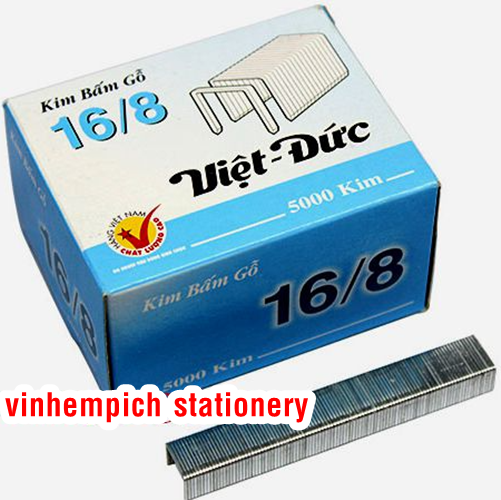 Kim bấm gỗ 16/8 Việt Đức - hộp 5000 kim