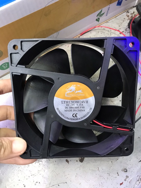 Quạt làm mát 24v 12x12