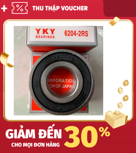 Bạc đạn 6204 - 2rs - vòng bi 6204 - 2rs cam kết sản phẩm đúng mô tả chất lượng đảm bảo