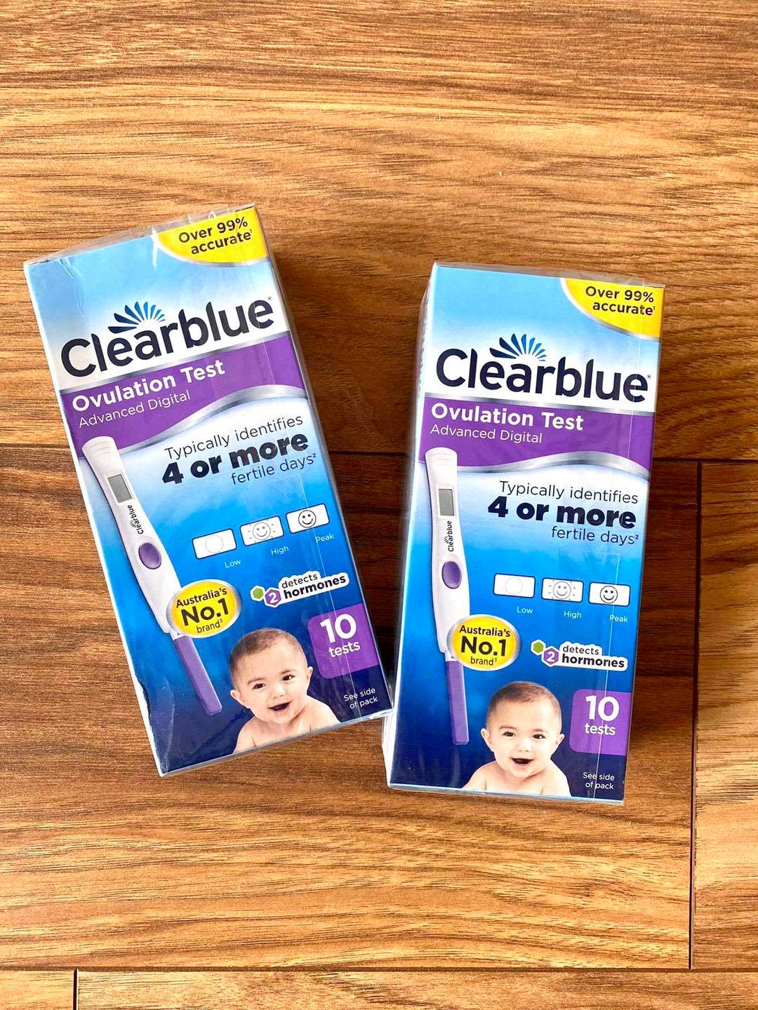 QUE THỬ RỤNG TRỨNG CLEARBLUE 4 or more