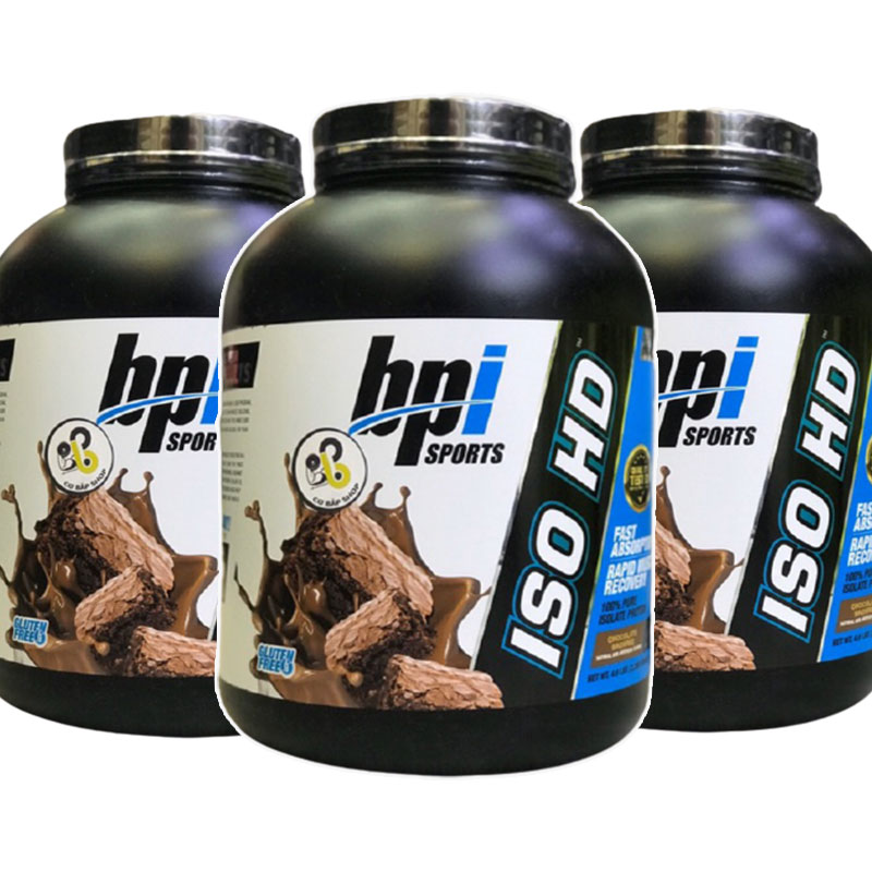 Whey Protein ISO HD Hộp 5lbs 100% Isolate - Tặng Bình Lắc