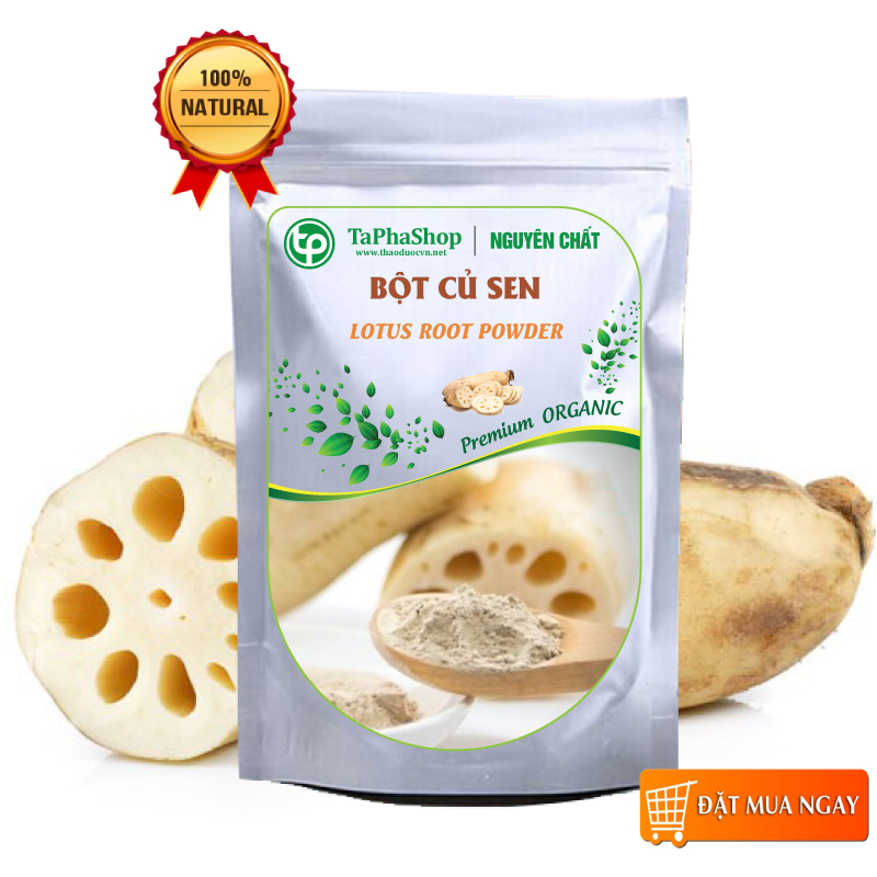 Bột củ sen nguyên chất 100g - tấn phát