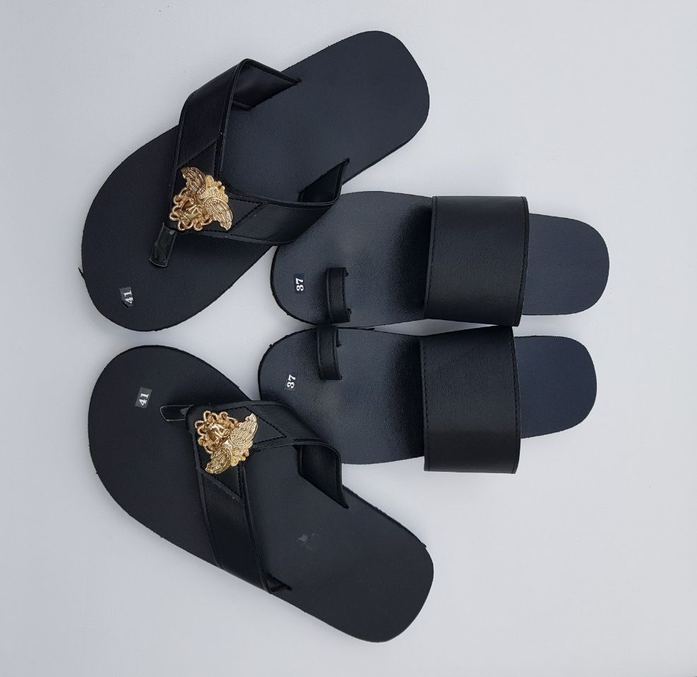 Dép nam nữ  ( đế đen quai đen ) size từ 35 nữ đến 43 nam