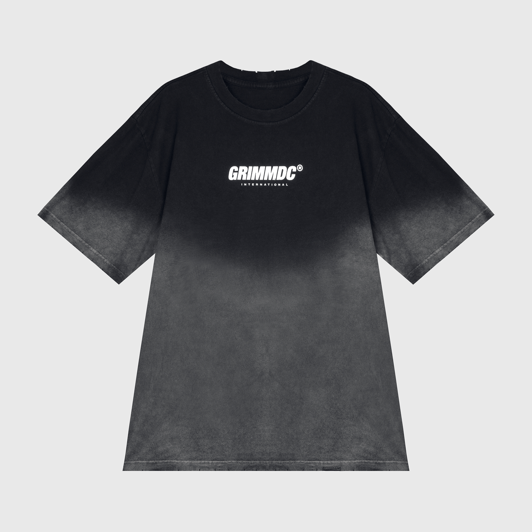 Grimm DC Signature Destroyed collection | Contrast tee // Black-grey