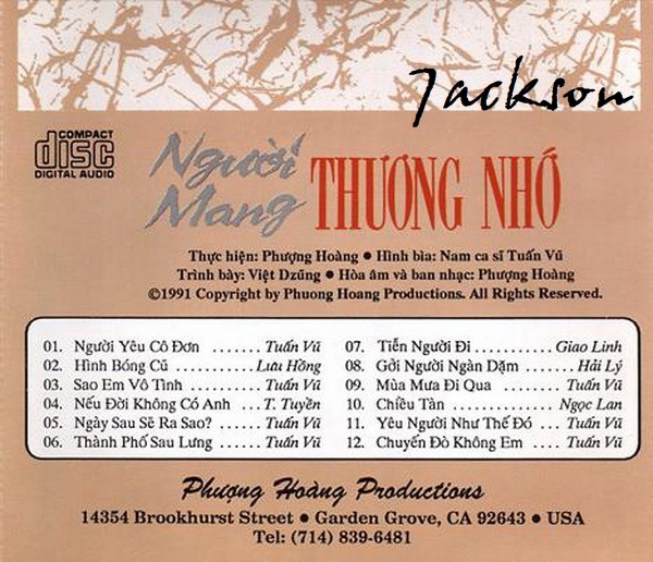Set of 6 Cds of Tuan Vu Music 11 (Japanese Disc)