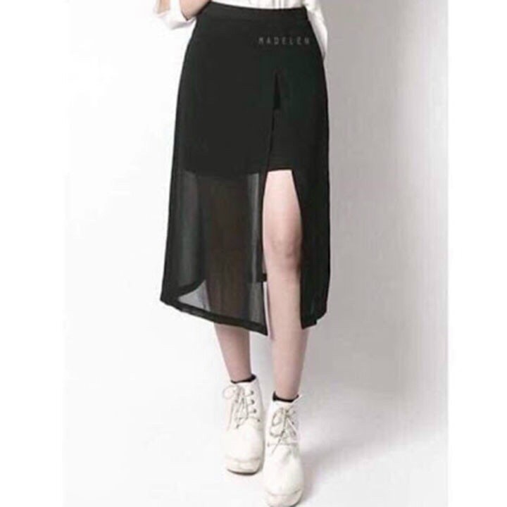[HCM]Chân Váy Xẻ Tà Siêu Xinh - UT36
