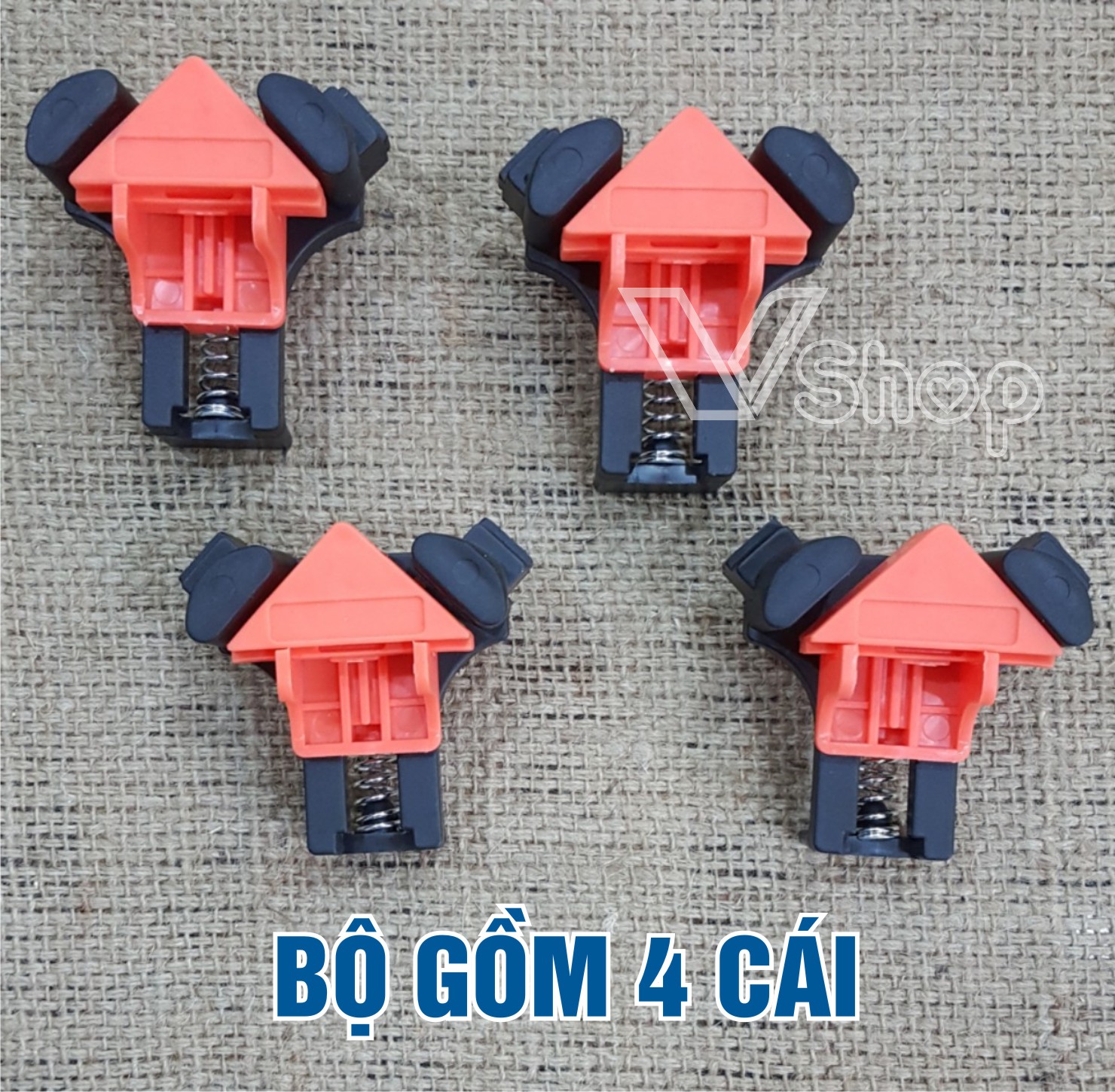Kẹp giữ góc, gá đỡ eke, lắp ráp khung gỗ