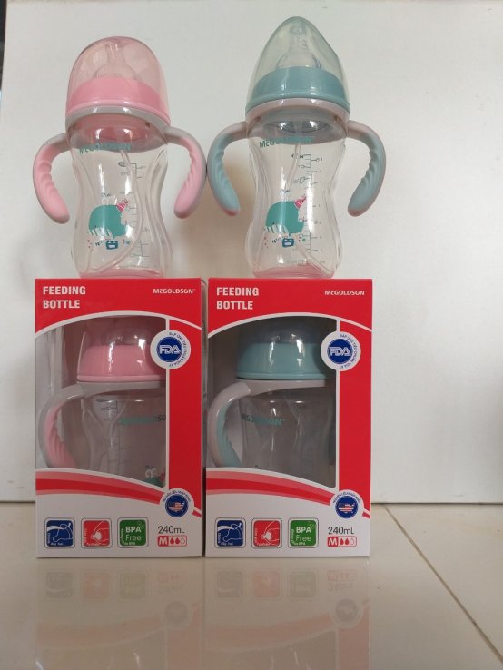 Bình uống sữa Mcgolson cao cấp có van chống sặc 240ml