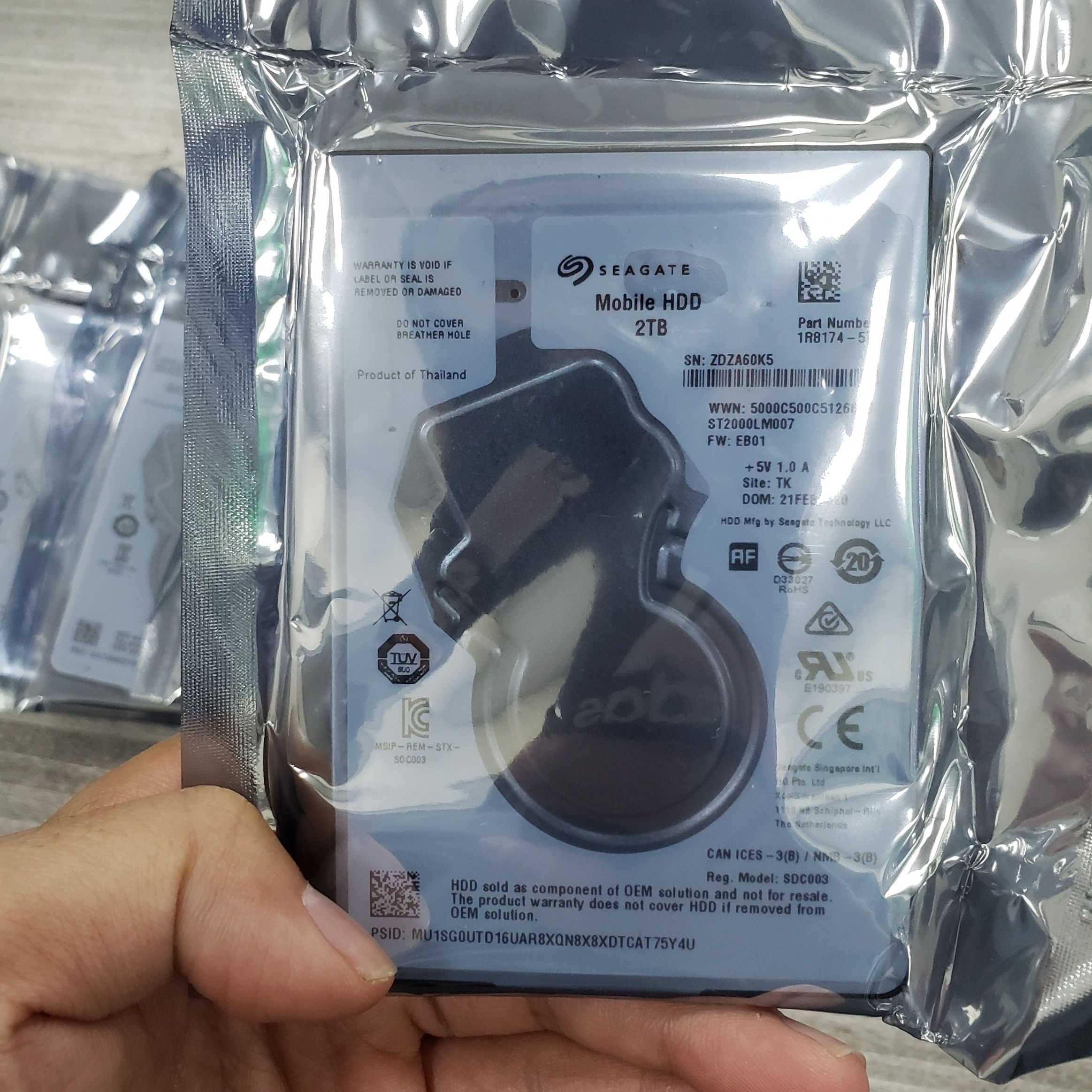 [HCM]Ổ Cứng Gắn Trong Seagate Mobile HDD 2TB