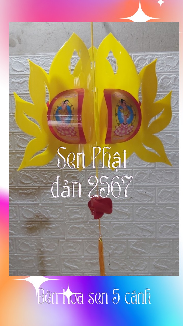 Đèn Hoa sen Phật đản 2567