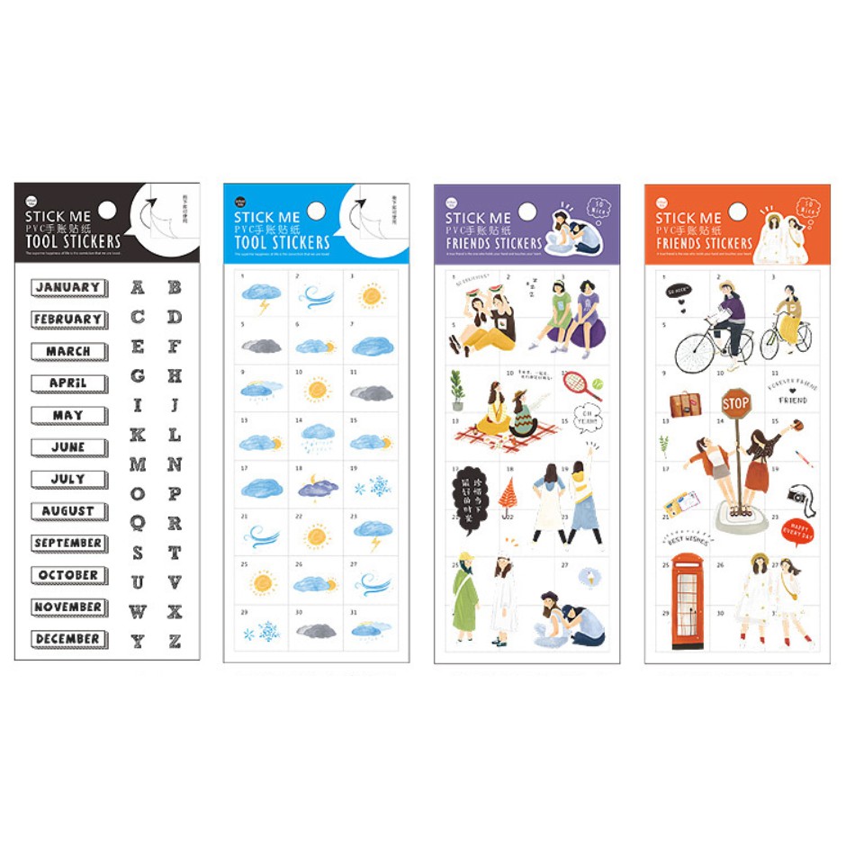 Sticker Stick me Dòng thời gian