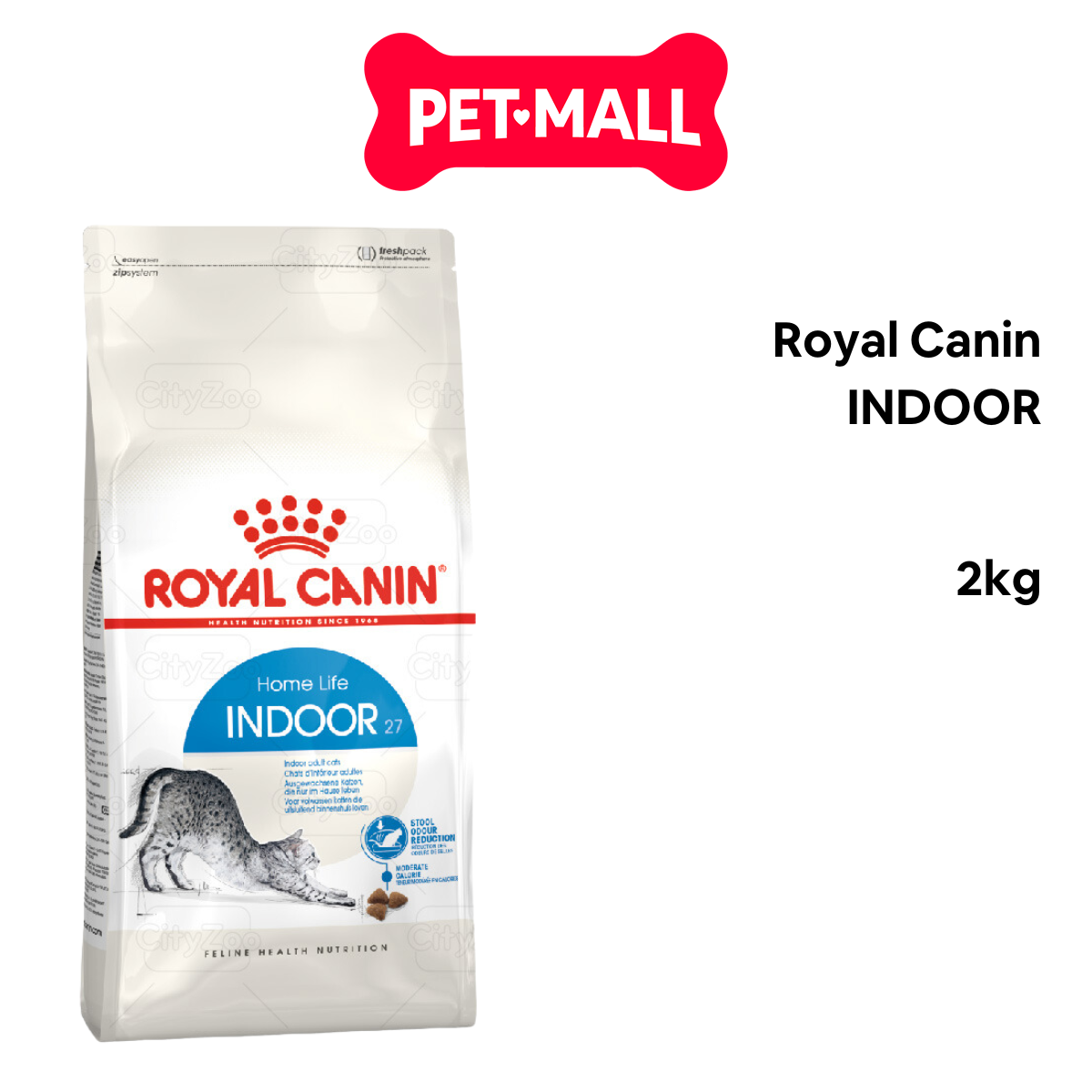 2kg - thức ăn mèo royal canin indoor petmall