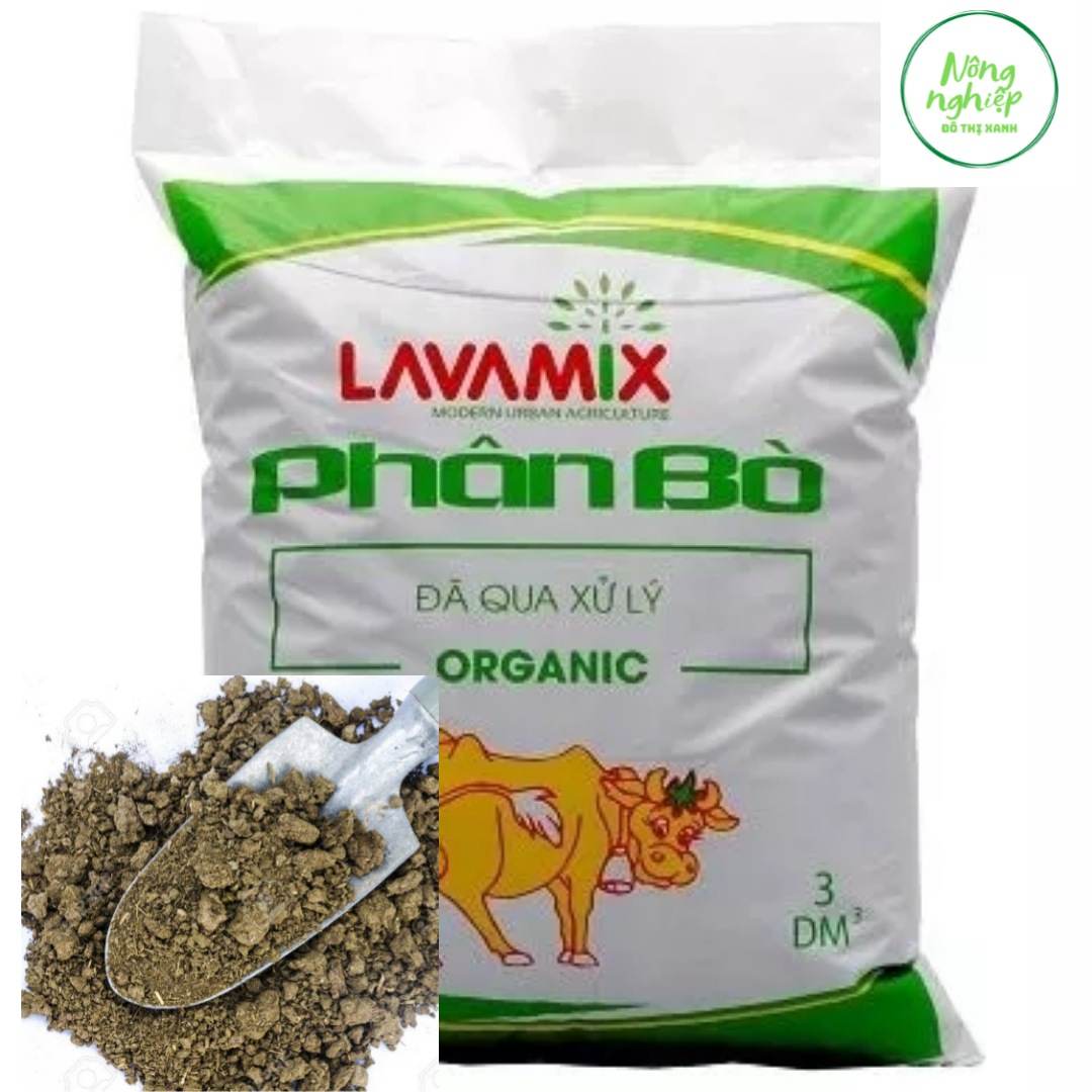 Phân bò hữu cơ tiện lợi, không mùi hôi 3dm