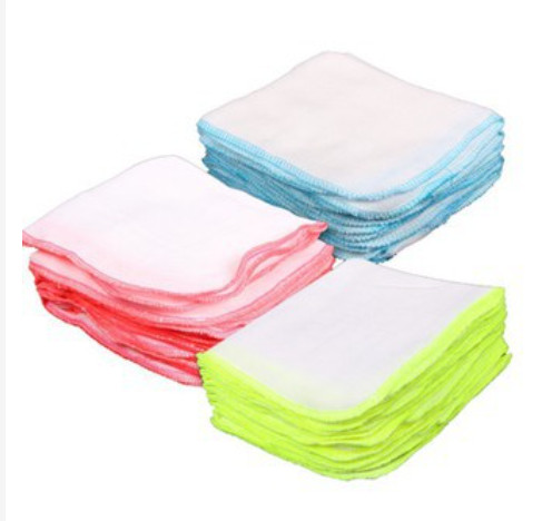- Set 10 khăn sữa gạc 4 lớp cao cấp Kim Ngân kích thước 27cmx27cm