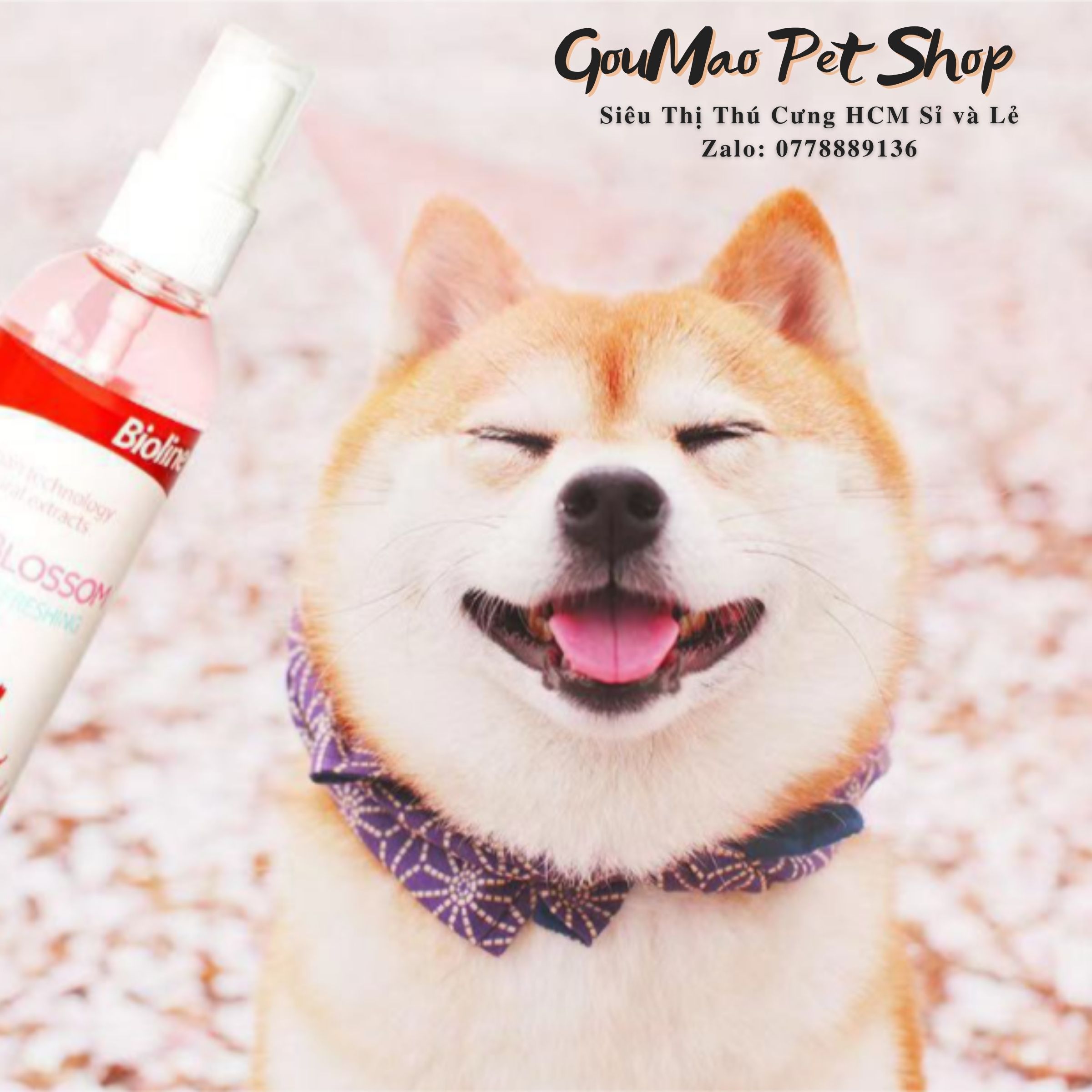 🌸🌼 Nước hoa cho chó mèo Bioline 207ml🌸🌼
