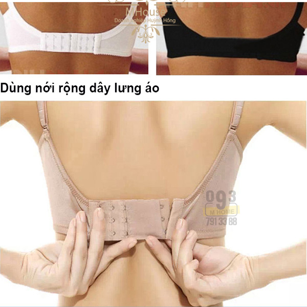 Móc Khóa Cài Áo Ngực Móc Đồ Lót Móc Nối Dây Áo Ngực 2 Móc 3 Móc