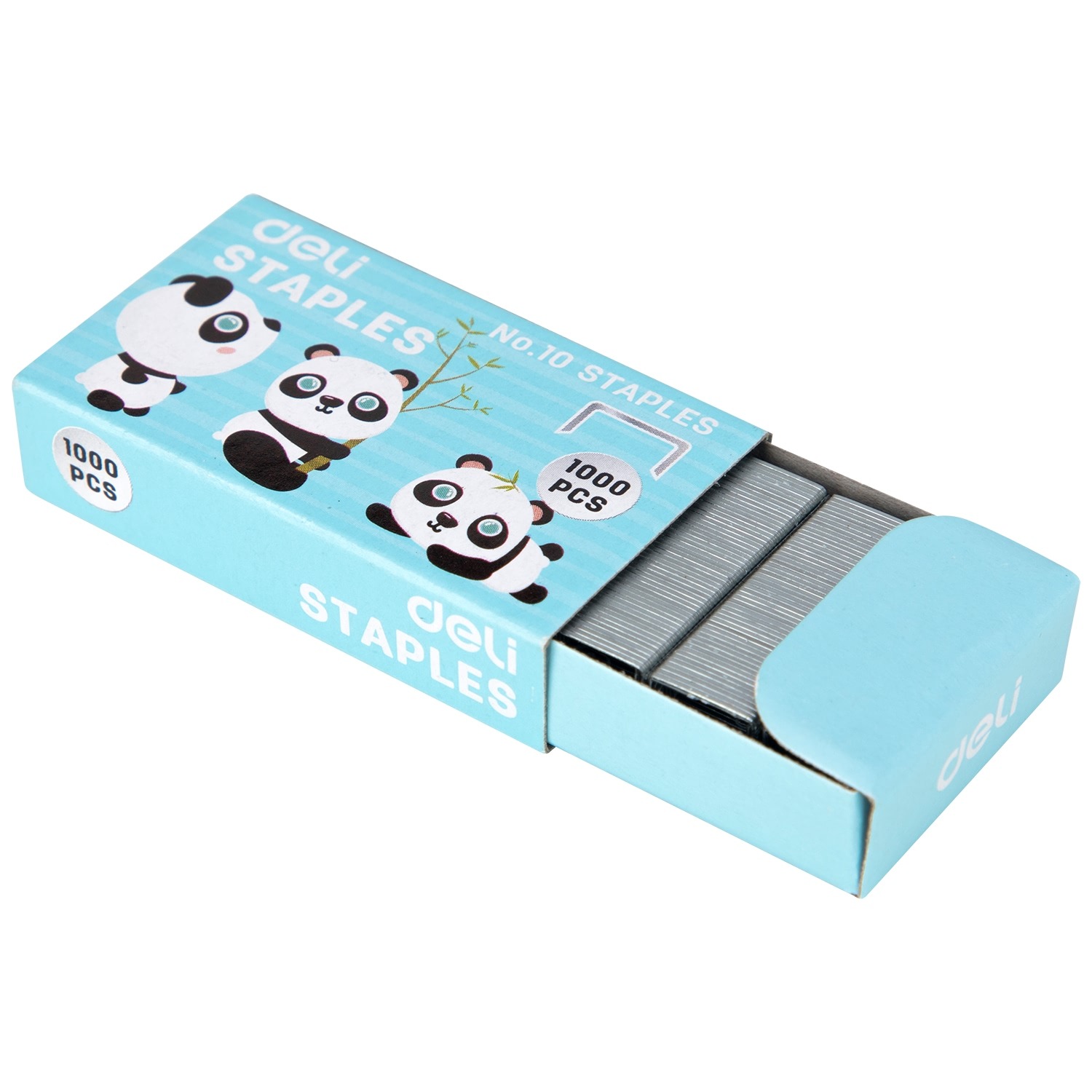 Dập Ghim Mini Số 10 Deli E0453 - Hình gấu trúc