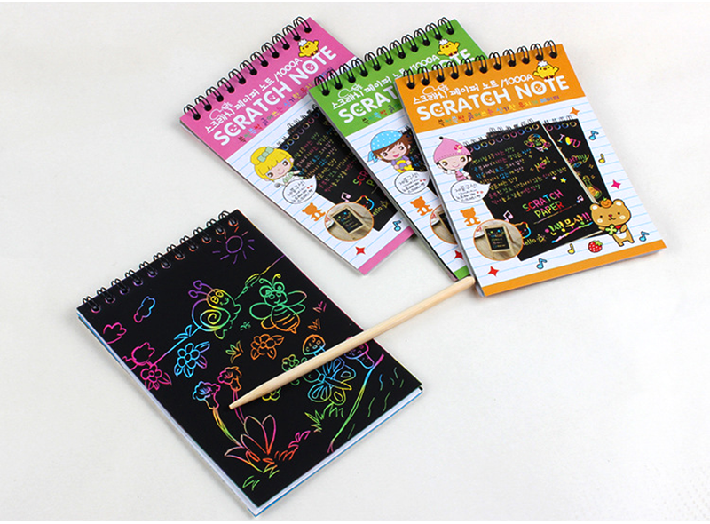 [HCM]Sổ lưu niệm Vẽ tay Hàn Quốc GRAFFITI SCRATCH doodle - KAShop