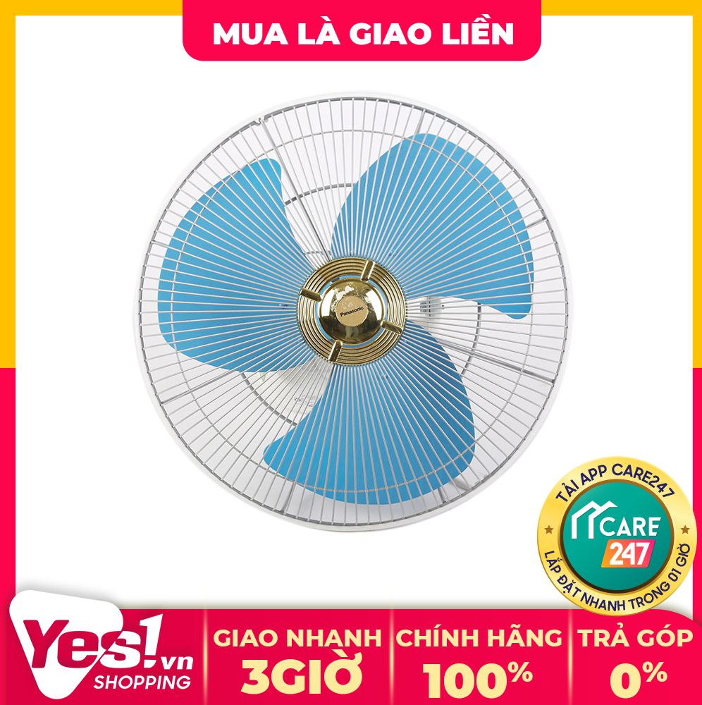 Quạt trần panasonic f-409qb - bảo hành chính hãng - voucher 10% tối đa 400k