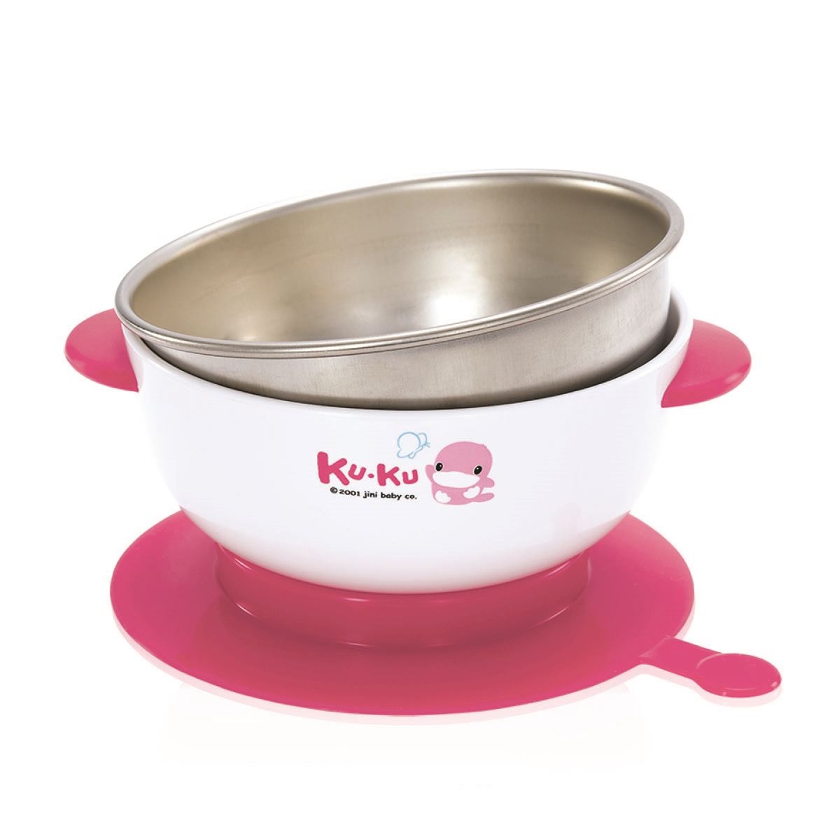 Chén ăn inox có đế dính KUKU KU5464