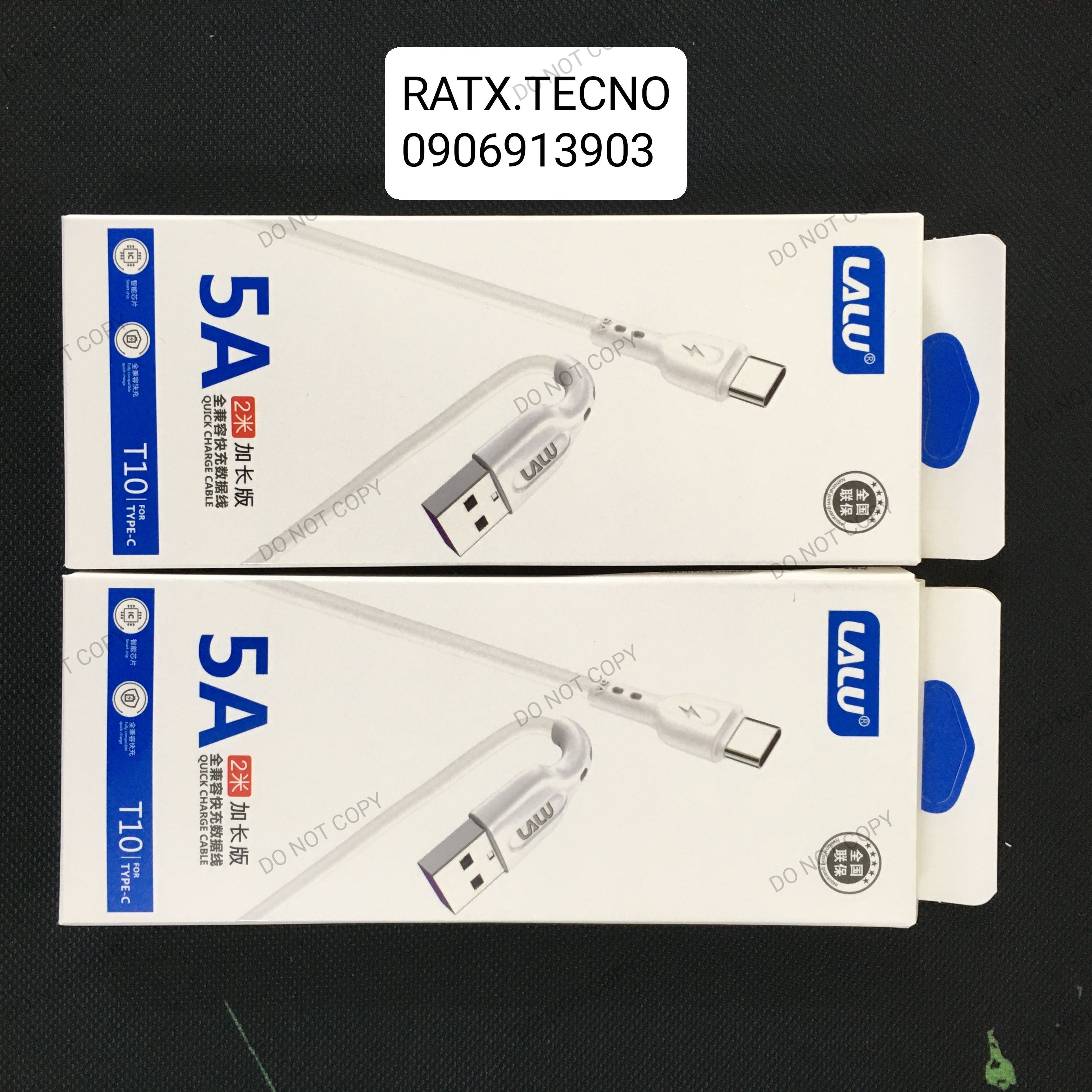 CÁP SẠC NHANH 5A – USB TO LIGHTNING VÀ TYPE C