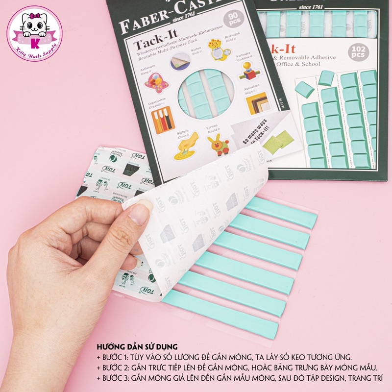 Keo đa năng dán móng nail 102pcs và 90pcs - Kitty Nails Supply