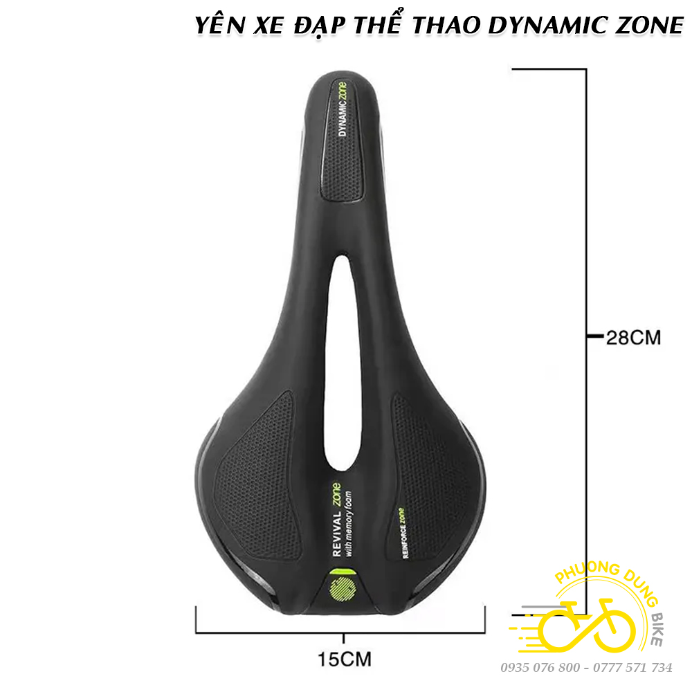 Yên xe đạp thể thao DYNAMIC ZONE (mềm)