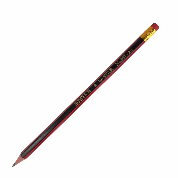[Lẻ 1 cây] Bút viết chì gỗ Gstar 027 ngòi 2B