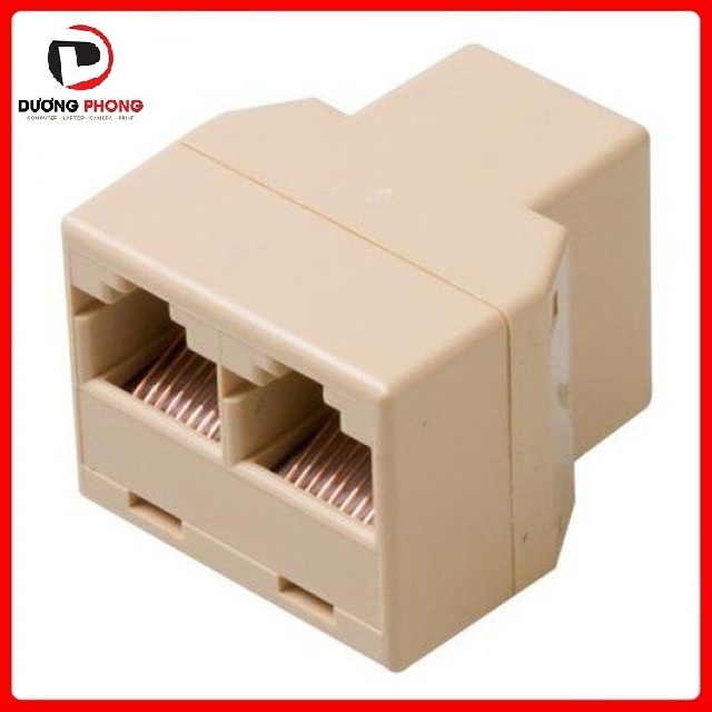 Đầu nối dây mạng LAN RJ45 1 ra 2