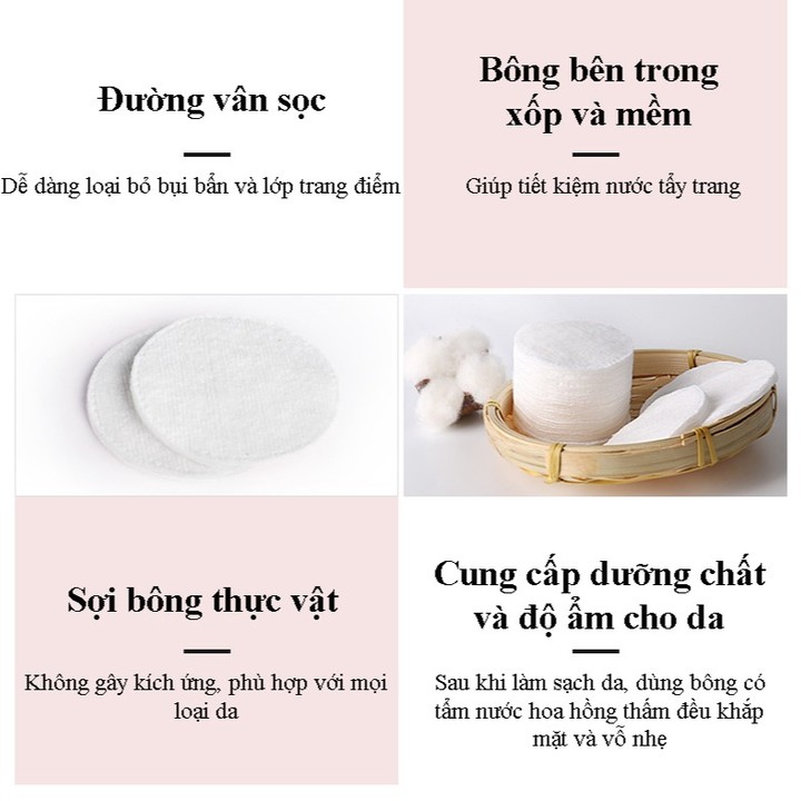 Bông tẩy trang Ipek Klasik Cotton Pads
