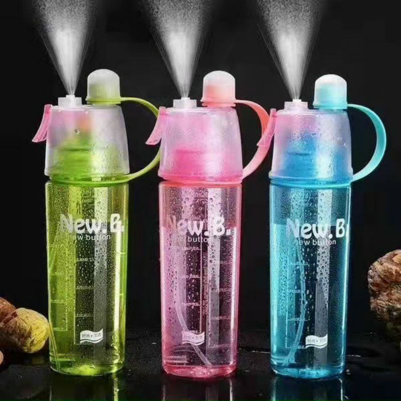 Bình nước phun sương Bình nước thể thao cao cấp 600ml