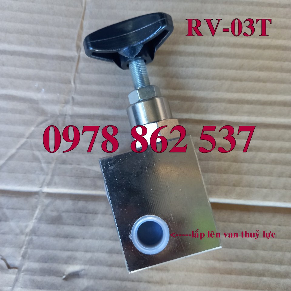 Van chỉnh áp thủy lực 3/8''-ren 17mm