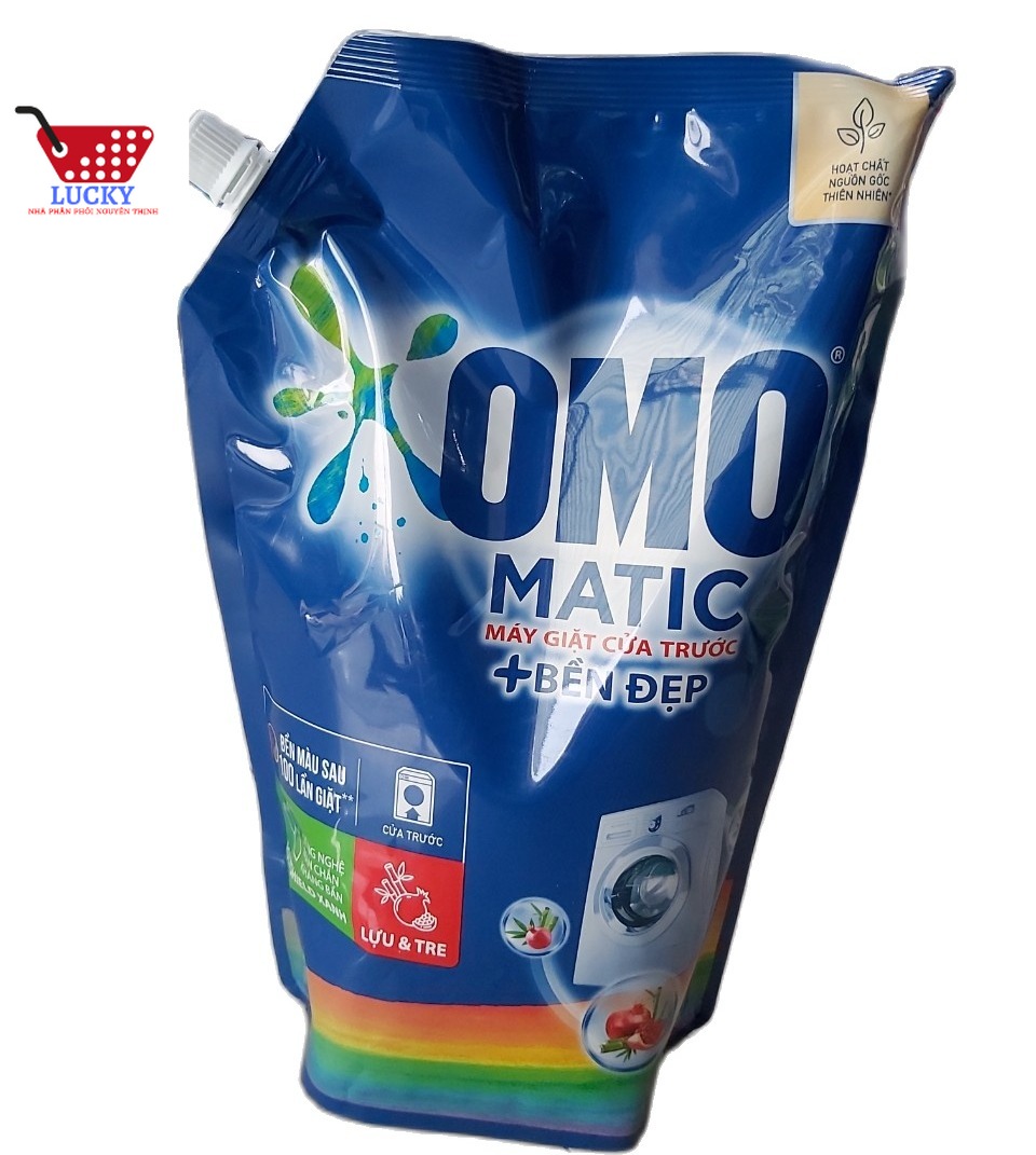 Túi Nước giặt OMO Matic 2kg Bền đẹp cửa trước