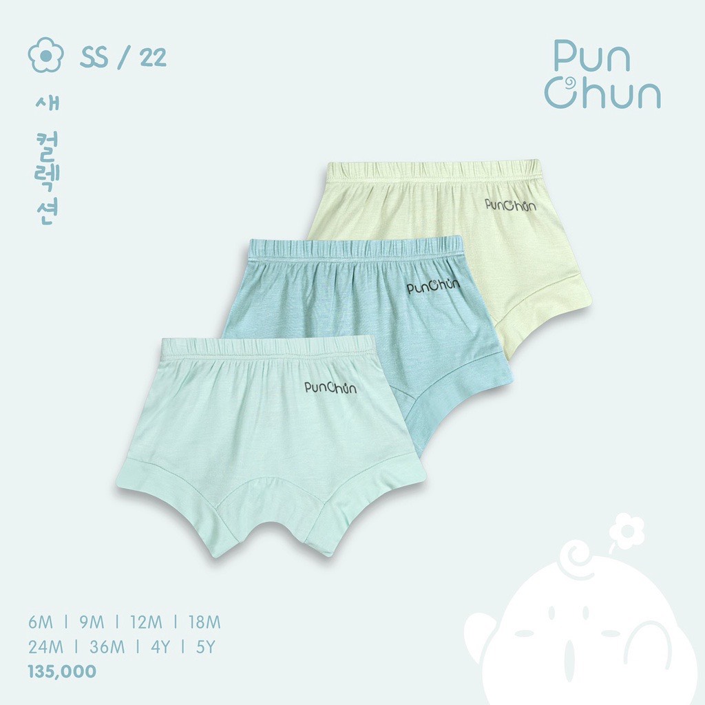 Punchun set ba quần cho bé trai bé gái SS2022