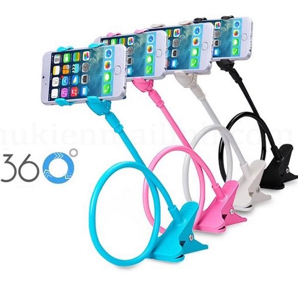 [HCM]Kẹp điện thoại đuôi khỉ đa năng Xoay 360