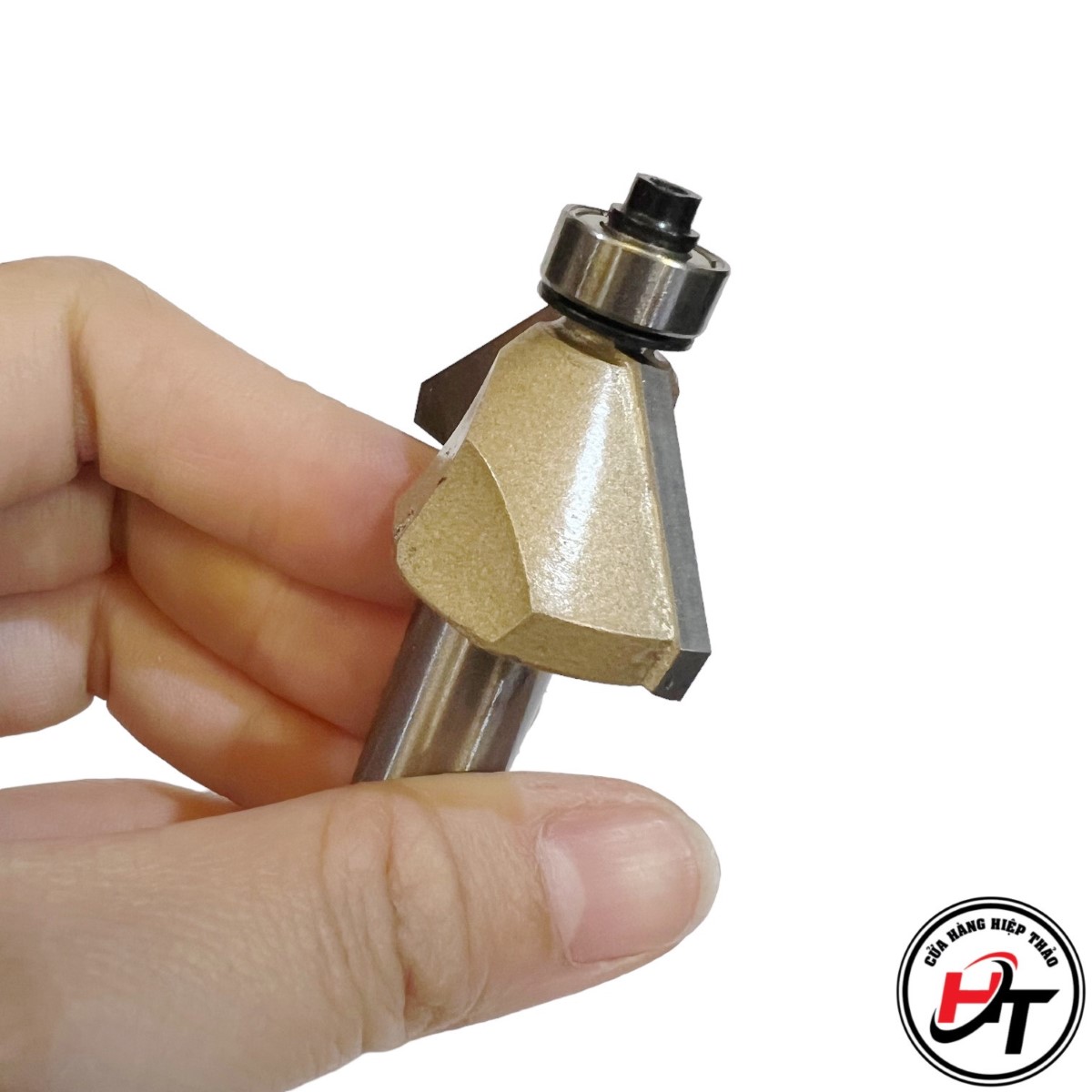 Mũi phay gỗ vát 45 độ có bi Tideway cao cấp 0203 MSVCB-45-TW