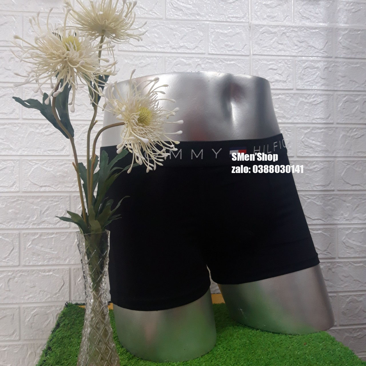 QUẦN SỊP NAM TOMY BOXER MÀU ĐEN