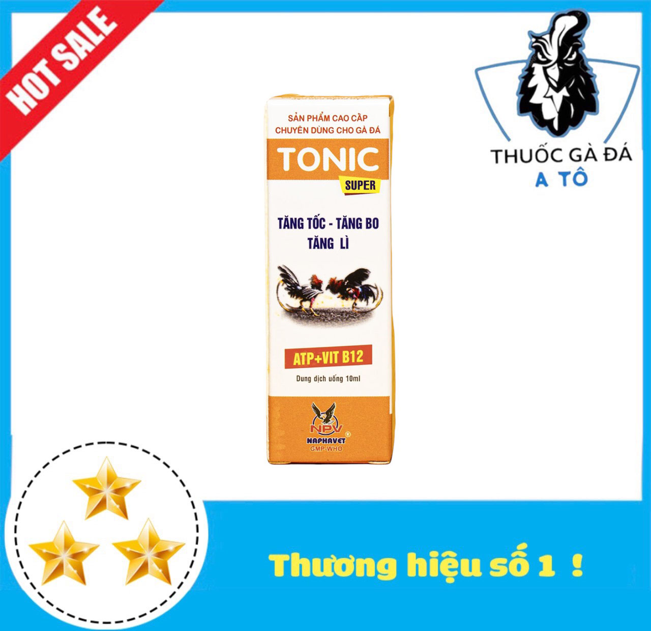 Tonic [10 ml] Gà đá tăng tốc, tăng bo, tăng lì đòn