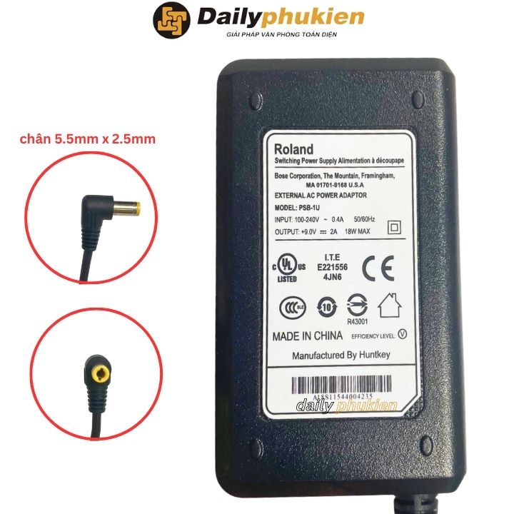 DÂY NGUỒN ĐÀN ORGAN ROLAND BK5 xịn