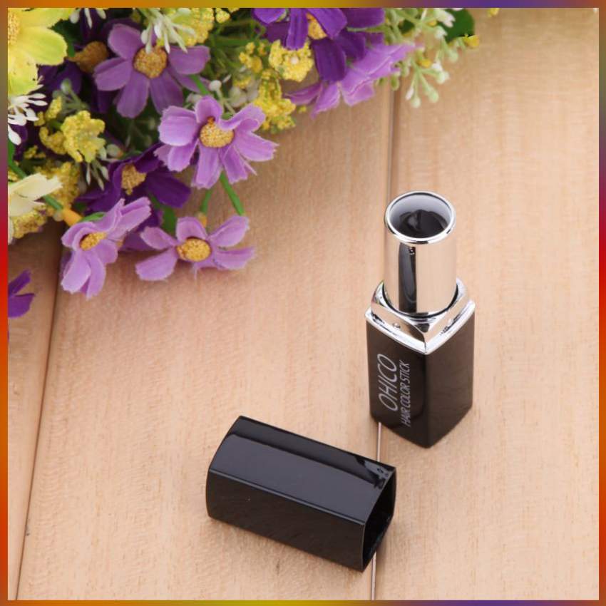Thỏi Son Phủ Bạc Màu Đen (Black) Tạm Thời 4g/Thỏi OHICO