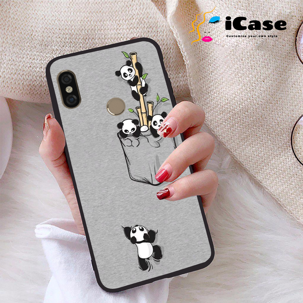 Ốp lưng Xiaomi Redmi Note 5 Pro viền dẻo TPU BST Panda
